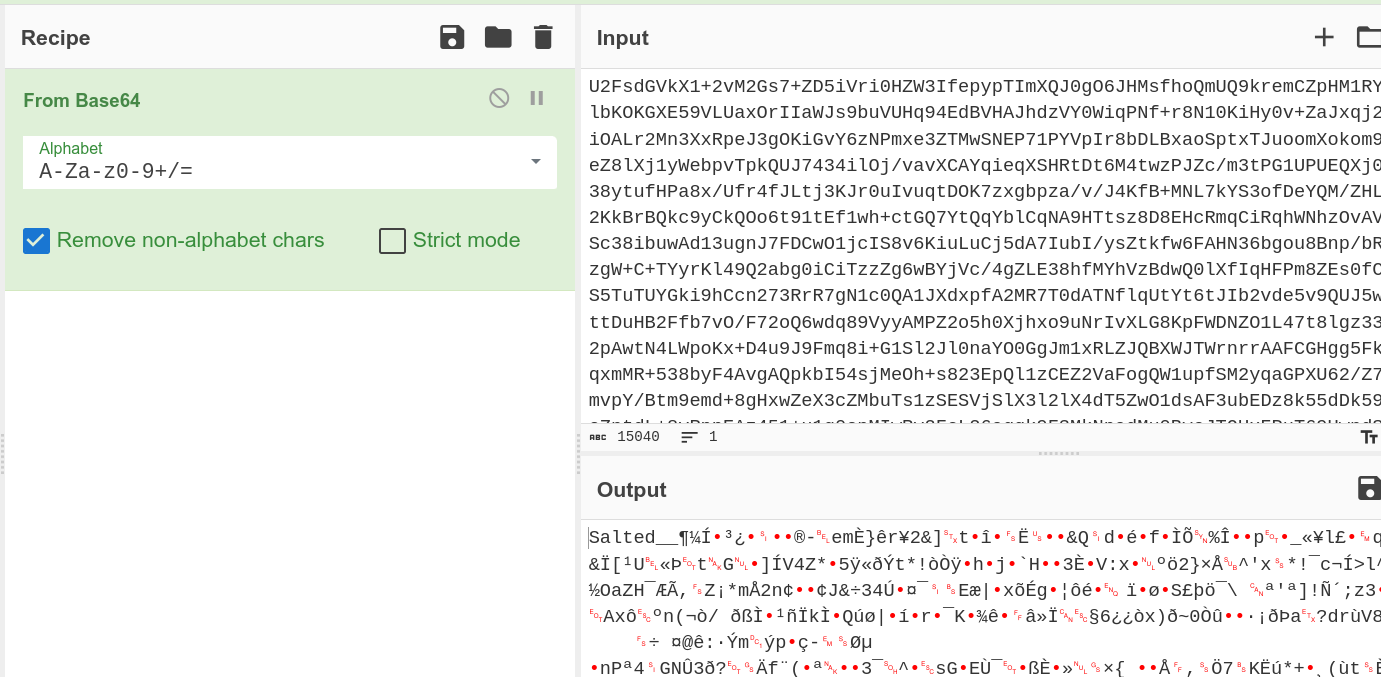 Decoded encryption